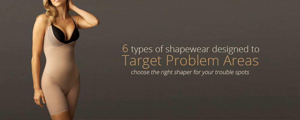 6 Different Types of Shapewear to Target Problem Areas - Hourglass
